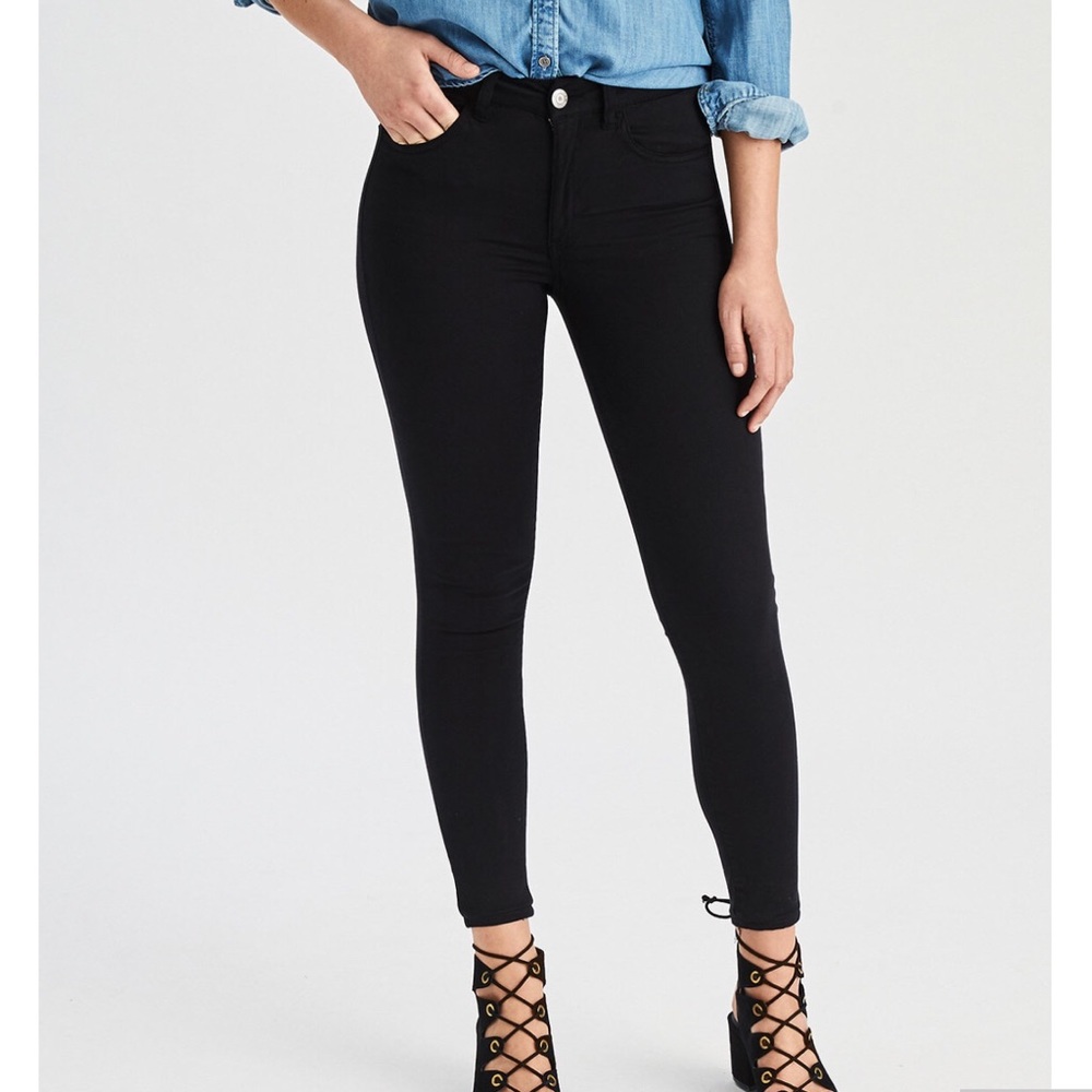 American Eagle Hi-Rise Jeggings. Super Stretch.